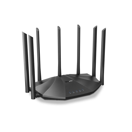 Router wireless gigabit dual band tenda ac23, 1 port wan, 3 porturi lan, 2000 mbps