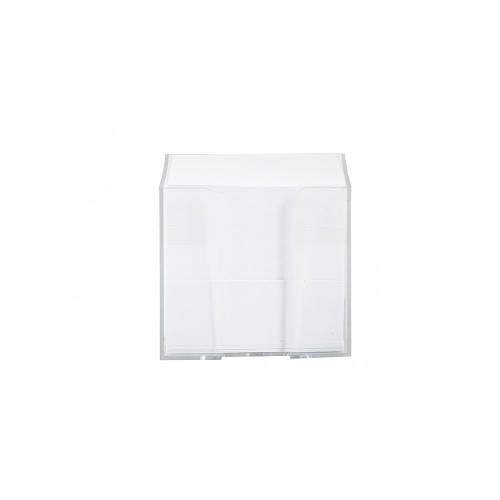 Cub hartie cu suport, 9 x 9 cm, 800 file, alb