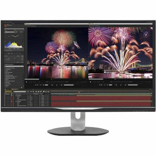 Monitor 32 Philips 328p6aubreb cu statie de andocare usb-c, hdr, wqhd 2560*1440, ips, 16:9, wled, 4 ms, 450 cd/m2, 50m:1/ 1200:1, 178/178, hdr 10,