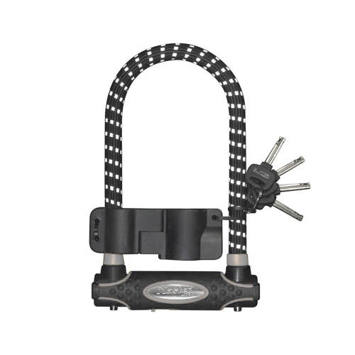Masterlock Antifurt master lock u-lock cu cheie reflectorizant 280x110x13mm negru