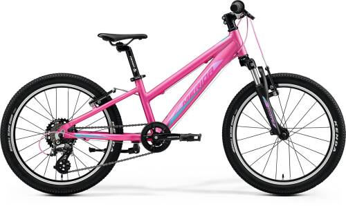 Bicicleta cu suspensie copii merida matts j.20 roz/violet 2020
