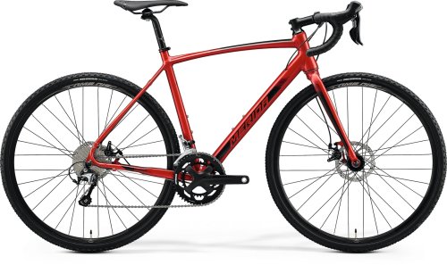 Bicicleta cyclocross barbati merida mission cx 300 se rosu/negru 2020