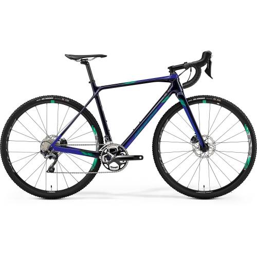 Bicicleta de cyclo cross pentru barbati merida mission cx 7000 albastru inchis(verde) 2019