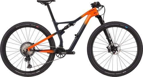 Bicicleta de munte full-suspension cannondale scalpel carbon 2 negru/portocaliu 2021