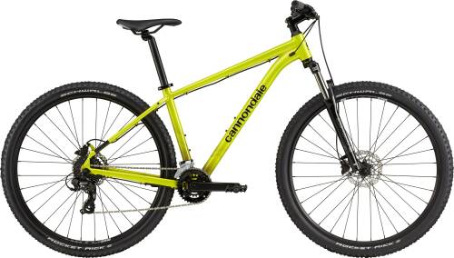 Bicicleta de munte hardtail cannondale trail 8 verde fosforescent 2021