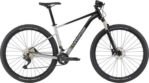 Bicicleta de munte hardtail cannondale trail sl 4 negru/argintiu 2021