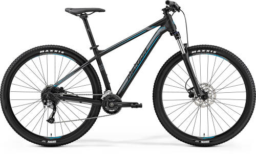 Bicicleta de munte pentru barbati merida big.nine 200 negru mat (argintiu/albastru) 2019