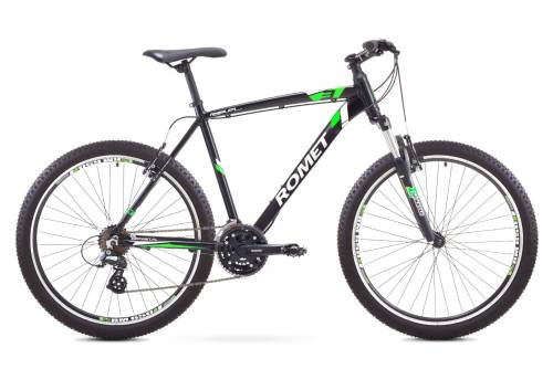 Bicicleta de munte romet rambler 26 3 negru-verde 2017