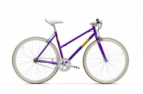 Bicicleta de oras pegas clasic f fixie - 1 viteza violet mat