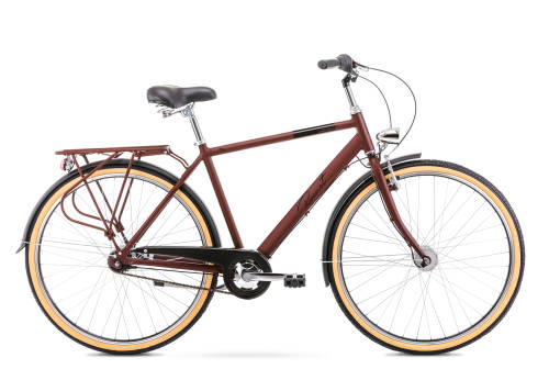 Bicicleta de oras pentru barbati romet grom 7s maro 2020