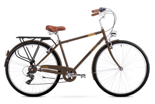 Bicicleta de oras pentru barbati romet vintage m maro 2019