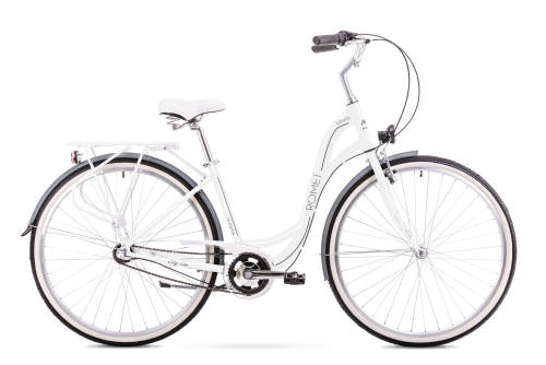 Bicicleta de oras pentru femei romet sonata 2.0 alb/gri 2019