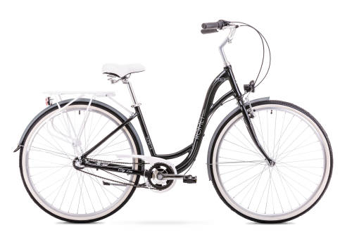 Bicicleta de oras pentru femei romet sonata 2.0 negru/gri 2019