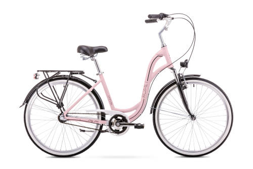 Bicicleta de oras pentru femei romet symfonia 2.0 roz/negru 2019