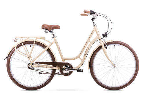 Bicicleta de oras pentru femei romet turing 3s bej 2019