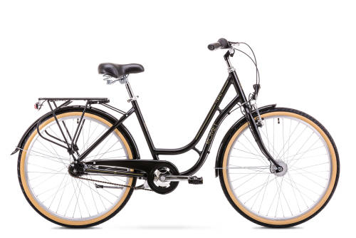 Bicicleta de oras pentru femei romet turing 7s negru 2019