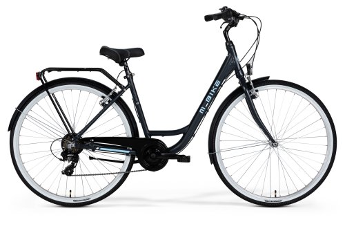 Bicicleta de oras/trekking m-bike cityline 728 gri/albastru 2021