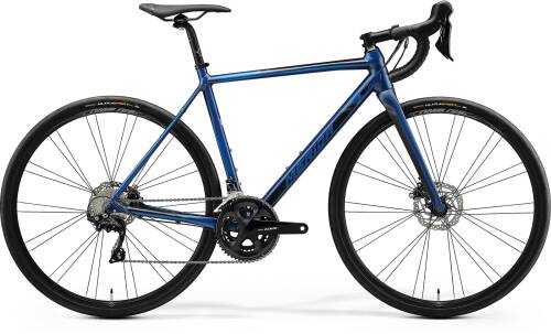Bicicleta de sosea barbati merida mission road 400 albastru/negru 2020