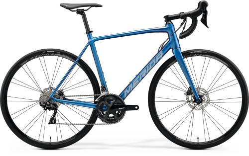 Bicicleta de sosea merida scultura disc 400 albastru/argintiu 2020