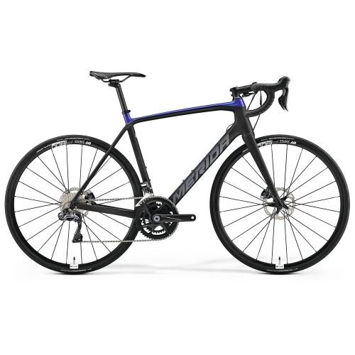 Bicicleta de sosea pentru barbati merida scultura disc 7000e negru mat(albastru/argintiu) 2019