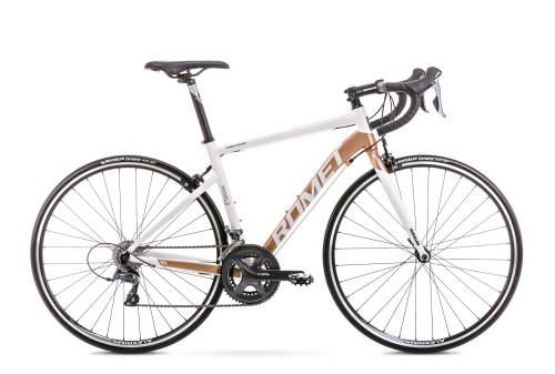 Bicicleta de sosea pentru barbati romet huragan 1 alb/auriu 2020