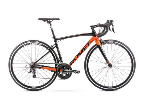 Bicicleta de sosea pentru barbati romet huragan 4 negru/portocaliu 2020
