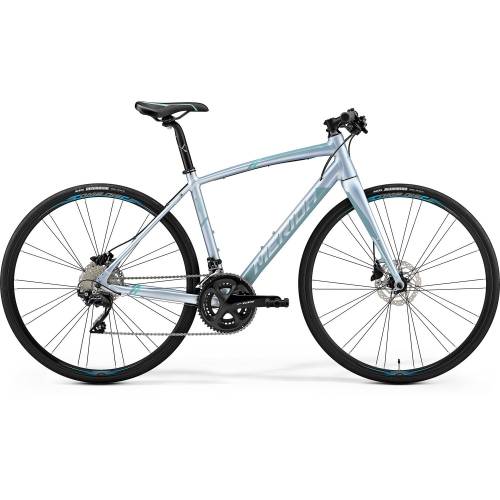 Bicicleta de sosea pentru femei merida speeder 400 juliet albastru mat(petrol/verde) 2019