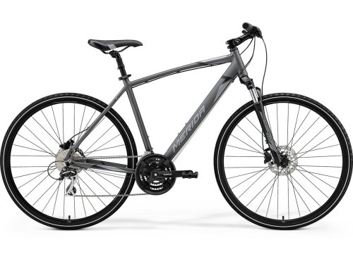 Bicicleta de trekking/oras pentru barbati merida crossway 20-d antracit perlat(gri/negru) 2021
