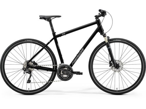 Bicicleta de trekking/oras pentru barbati merida crossway xt edition negru perlat/argintiu mat 2021