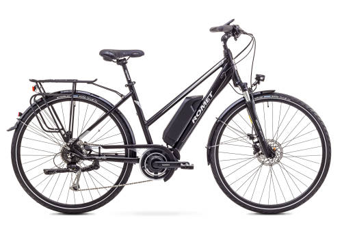 Bicicleta electrica pentru femei romet ert 100 d negru 2018