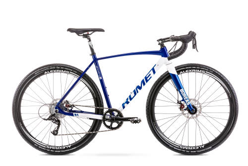 Bicicleta gravel pentru barbati romet boreas 1 albastru/alb 2020