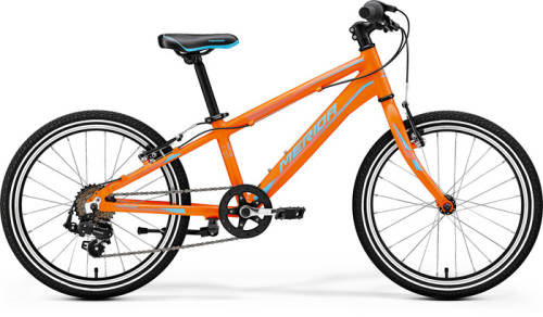 Bicicleta pentru copii merida matts j.20 race portocaliu/albastru/alb 2017 - model buy back