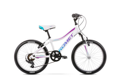 Bicicleta pentru copii romet jolene 20 kid 2 alb/albastru 2020