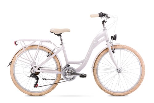 Bicicleta pentru copii romet panda 1 mov deschis/alb 2022