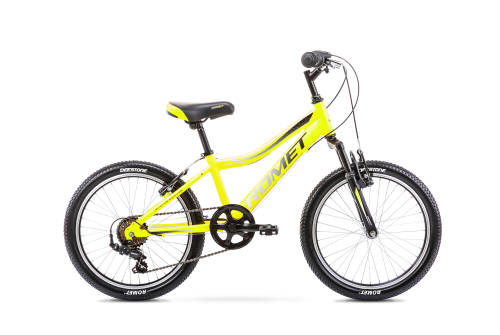 Bicicleta pentru copii romet rambler 20 kid 2 galben 2020
