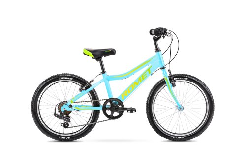 Bicicleta pentru copii romet rambler kid 1 albastru/verde/galben 2022