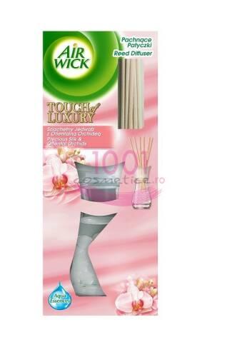 Air wick reed diffuser odorizant betisoare parfumate precious silk   oriental orchids