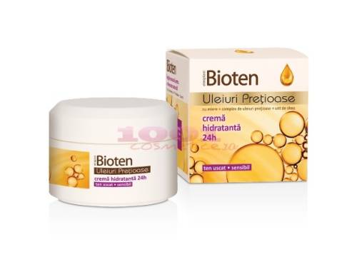 Bioten uleiuri pretioase crema hidratanta 24h pentru ten uscat / sensibil