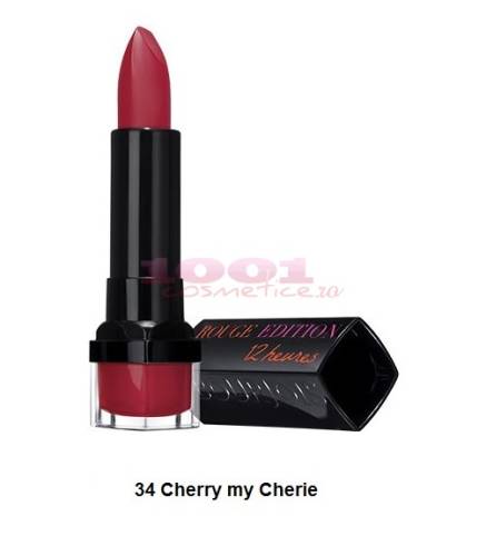 Bourjois rouge edition 12hour lipstick cherry my cherie 34