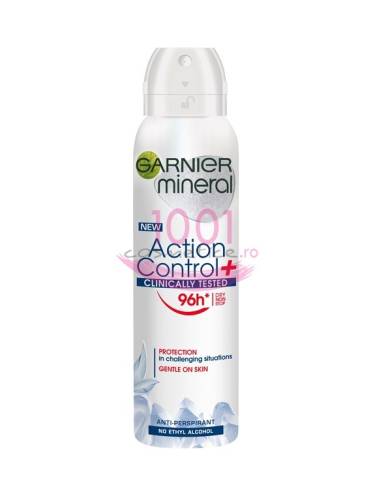 Garnier action control+ 96h deodorant anti-perspirant deo spray
