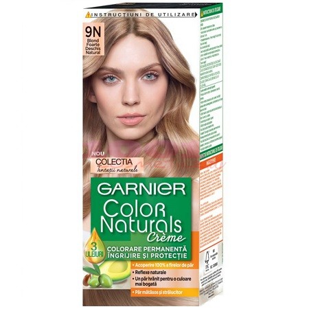 Garnier color naturals creme vopsea de par blond foarte deschis natural 9n