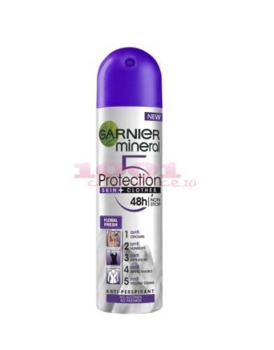 Garnier deodorant anti-perspirant mineral protection 48h floral fresh femei