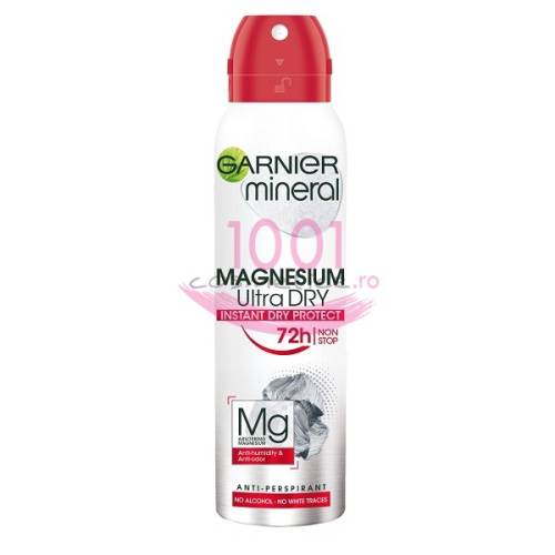 Garnier mineral magnesium ultra dry 72h anti-perspirant deo spray