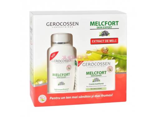 Gerocossen melcfort skin expert crema matifianta 35 ml + lotiune purifucatoare 130 ml set