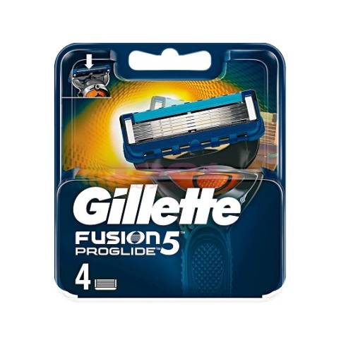 Gillette Gilette fusion proglide rezerve pentru aparat de ras set 4 bucati