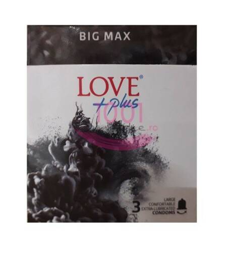 Love +plus big max prezervative set 3 bucati