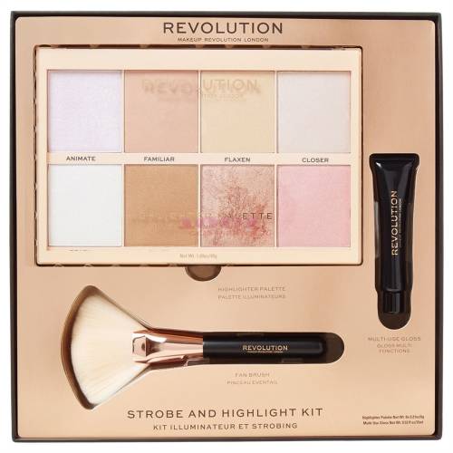 Makeup revolution strobe and highlight kit pentru makeup