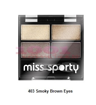 Miss sporty studio colour quattro fard de pleoape smoky brown eyes 403