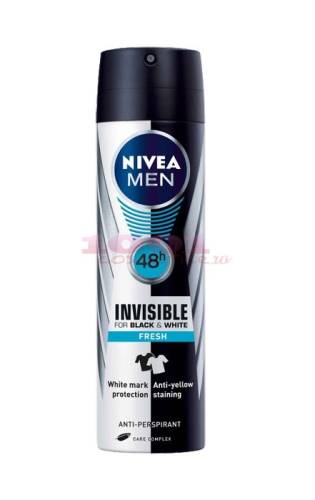 Nivea black   white fresh 48h anti-perspirant deodorant spray barbati