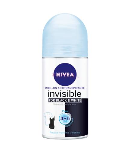 Nivea black   white pure invisible antiperspirant women roll on